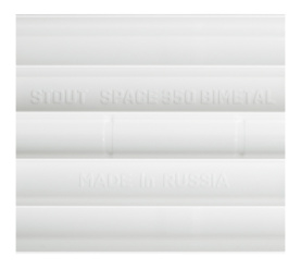 Радиатор биметаллический боковое подключение STOUT Space 350 14 секций SRB-0310-035014 в Красноярске 5