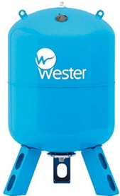Гидроаккумулятор Wester 50 литров мембранный расширительный бак для водоснабжения WAV 50 0141100 в Красноярске 0