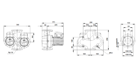 Насос UPSD 40-120F циркуляционный промышленный Grundfos 96401948 в Красноярске 1