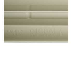 Радиатор биметаллический боковое подключение (белый RAL 9010) Global STYLE EXTRA 350 14 секций в Красноярске 9