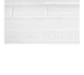 Радиатор биметаллический боковое подключение STOUT Space 500 10 секций SRB-0310-050010 в Красноярске 7