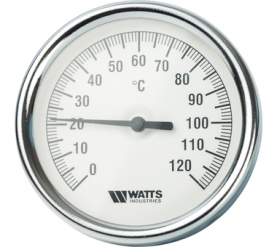 Термометр биметаллический с погружной гильзой 80 мм F+R801(T) 8075 Watts 10005944(03.02.060) в Красноярске 1