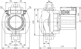 Циркуляционный насос Wilo Top-Z 30/10 DM PN6/10 RG в Красноярске 1