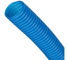 Труба гофрированная ПНД, цвет синий, наружным диаметром 25 мм для труб диаметр STOUT SPG-0001-502520 в Красноярске 2