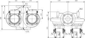 Циркуляционный насос Wilo Top-SD 50/7 DM PN6/10 в Красноярске 1