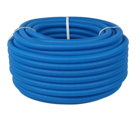Труба гофрированная ПНД, цвет синий, наружным диаметром 20 мм для труб диаметр STOUT SPG-0001-502016 в Красноярске 0