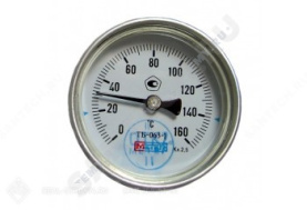 Термометр биметаллический Метер ТБ80 160C Дк 80 L=60 в Красноярске 1