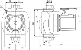 Циркуляционный насос Wilo Top-Z 30/7 EM PN6/10 RG в Красноярске 1