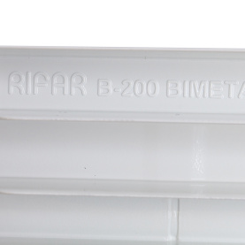 Радиатор биметаллический боковое подключение (белый RAL 9016) RIFAR BASE 200 8 секций в Красноярске 7