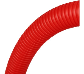 Труба гофрированная ПНД, цвет красный, наружным диаметром 25 мм для труб диаме STOUT SPG-0002-502520 в Красноярске 1