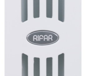 Радиатор биметаллический боковое подключение (белый RAL 9016) RIFAR SUPReMO 500 6 секций в Красноярске 8