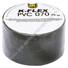 Лента ПВХ PVC AT 070 38мм х 25м черный K-flex 850CG020001 в Красноярске 2