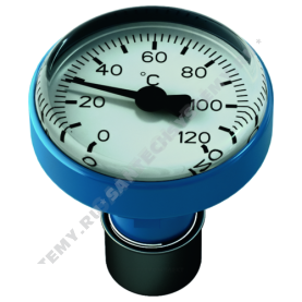 Термометр синий для рукояток шаровых кранов R540F 120C Giacomini R540FY022 в Красноярске 1