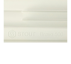 Радиатор алюминиевый боковое подключение STOUT Bravo 500 8 секций SRA-0110-050008 в Красноярске 9