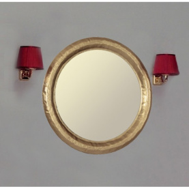 Зеркало Акватон "Андорра", круглое, 750мм, золот 1.A156.8.02V.NL4.0 в Красноярске 1