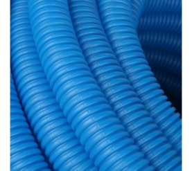 Труба гофрированная ПНД, цвет синий, наружным диаметром 32 мм для труб диаметр STOUT SPG-0001-503225 в Красноярске 3