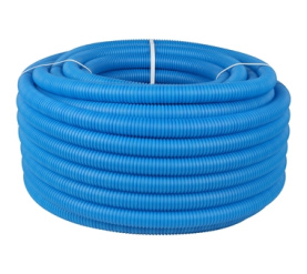 Труба гофрированная ПНД, цвет синий, наружным диаметром 32 мм для труб диаметр STOUT SPG-0001-503225 в Красноярске 0