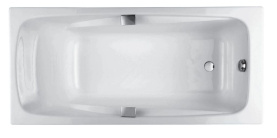 Ванна чугунная Jacob Delafon Repos 170x80 см E2915-00 с отверстиями для ручек в Красноярске 0