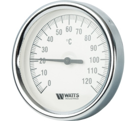 Термометр биметаллический с погружной гильзой 80 мм F+R801(T) 8075 Watts 10005944(03.02.060) в Красноярске 0