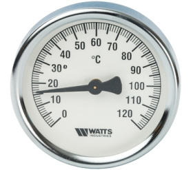 Термометр биметаллический накладной FR810(ТАВ) 80120 Watts 10006505(03.08.080) в Красноярске 2
