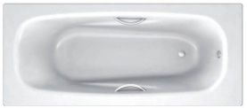 Стальная ванна BLB Universal Anatomica HG 170x75 см B75L-1 с отверстиями под ручки 232 мм в Красноярске 0