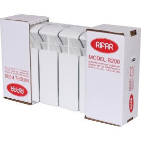 Радиатор биметаллический боковое подключение (белый RAL 9016) RIFAR BASE 200 6 секций в Красноярске 9