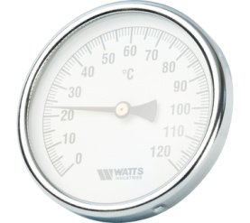 Термометр биметаллический с погружной гильзой 100 мм F+R801(T) 10075 Watts 10006071(03.03.060) в Красноярске 1