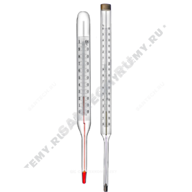 Термометр керосиновый прямой ТТЖ-M100C L=103 в Красноярске 1
