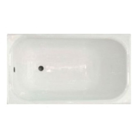 Чугунная ванна Aqualux ZYA-8-5 170x70 goldman белая, без ножек, антислип в Красноярске 2