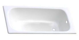 Чугунная ванна Aqualux ZYA 8-6 160х70 белая, без ножек, антислип в Красноярске 0