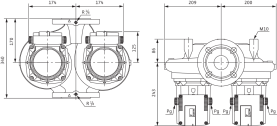 Циркуляционный насос Wilo Top-SD 50/15 DM PN6/10 в Красноярске 1