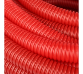 Труба гофрированная ПНД, цвет красный, наружным диаметром 32 мм для труб диаме STOUT SPG-0002-503225 в Красноярске 3