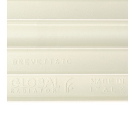 Радиатор биметаллический боковое подключение (белый RAL 9010) Global STYLE PLUS 350 12 секций в Красноярске 9