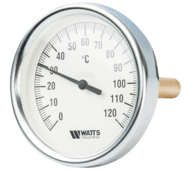 Термометр биметаллический с погружной гильзой 80 мм F+R801(T) 80100 Watts 10005950(03.02.100) в Красноярске 1