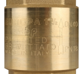 Клапан обратный пружинный муфтовый с металлическим седлом EUROPA 100 1 1/2 Itap в Красноярске 7