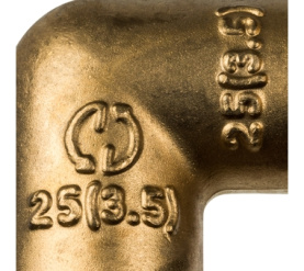 Угольник 90° 25 для труб из сшитого полиэтилена аксиальный STOUT SFA-0007-000025 в Красноярске 4