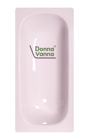Ванна стальная ВИЗ Donna Vanna 150x70 розовый коралл, с опорной подставкой, DV-51942 в Красноярске 1