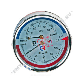 Термоманометр Росма ТМТБо 120С 0-0,6 Мпа Дк 80 осевой в Красноярске 3